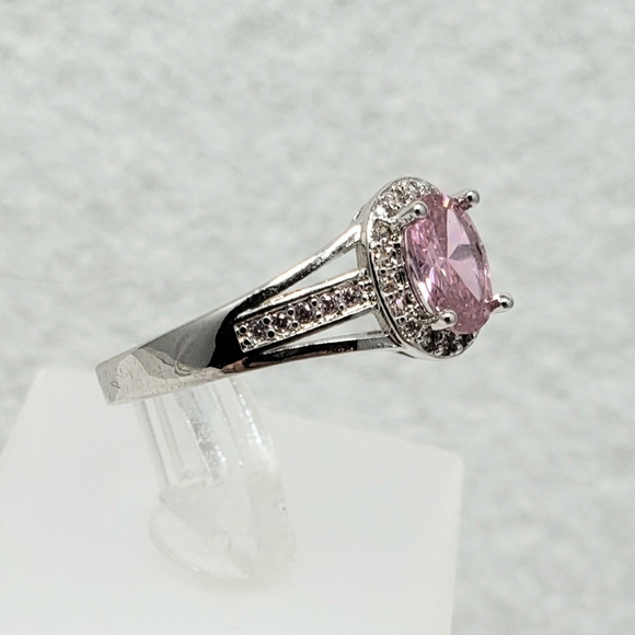 18k Open Design Pink Ring - Picture 6 of 8